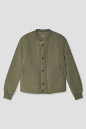 Quilted Bomber Jacket