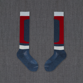 Acier Rouge Gris Ski Laine M Rinos