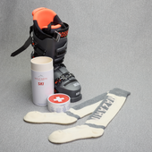 Argent Ivoire Blanc Ski Laine M Rinos