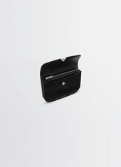 Soft Tab Wallet In Leather