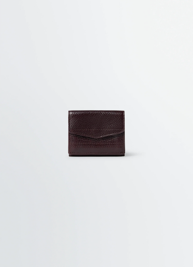 GEAR TRIFOLD WALLET IN LEATHER