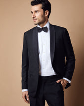 Virgil No 3 Shawl Collar Tuxedo In Wool With Silk Grosgrain Trim