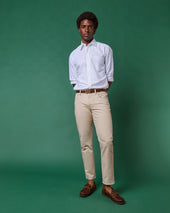 Clift Straight Leg Jean In Garment Dyed Stretch Denim