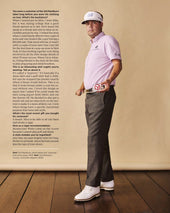 Dress Trouser In Mid Grey High Twist