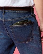 Clift Straight Leg Jean In Medium Wash Stretch