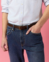 Clift Straight Leg Jean In Medium Wash Stretch
