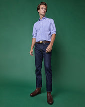 Clift Straight Leg Jean In Non Selvedge Rinse Stretch Denim