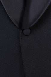 Bernardo Smoking Blazer In Wool Barathea