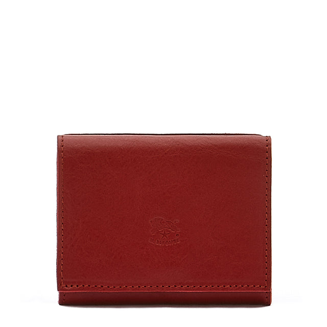 Wallet In Leather Color Red