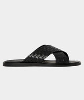 Porto Woven Leather Sandal