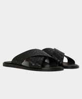 Porto Woven Leather Sandal