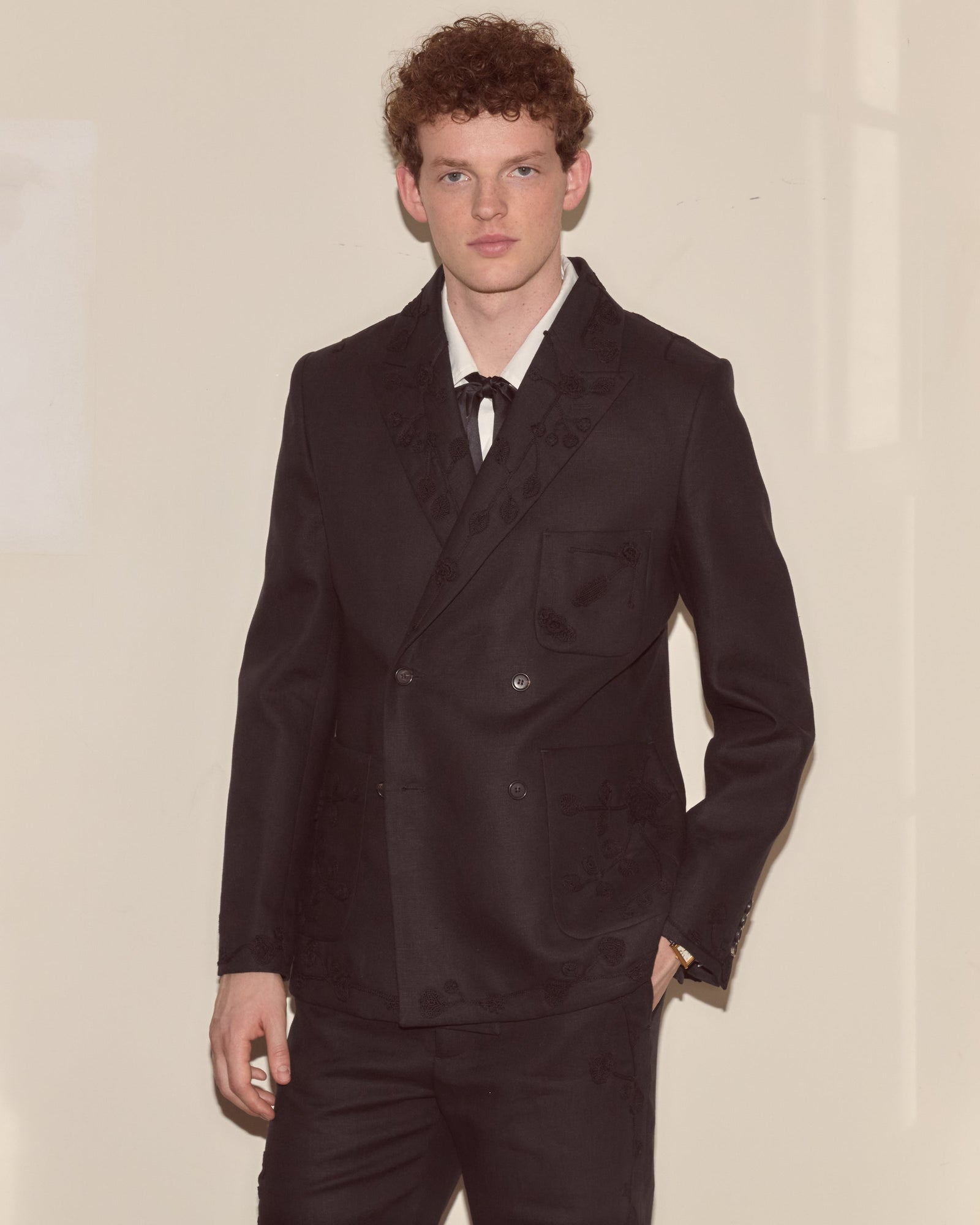 Snowdrop Linen Suit Jacket