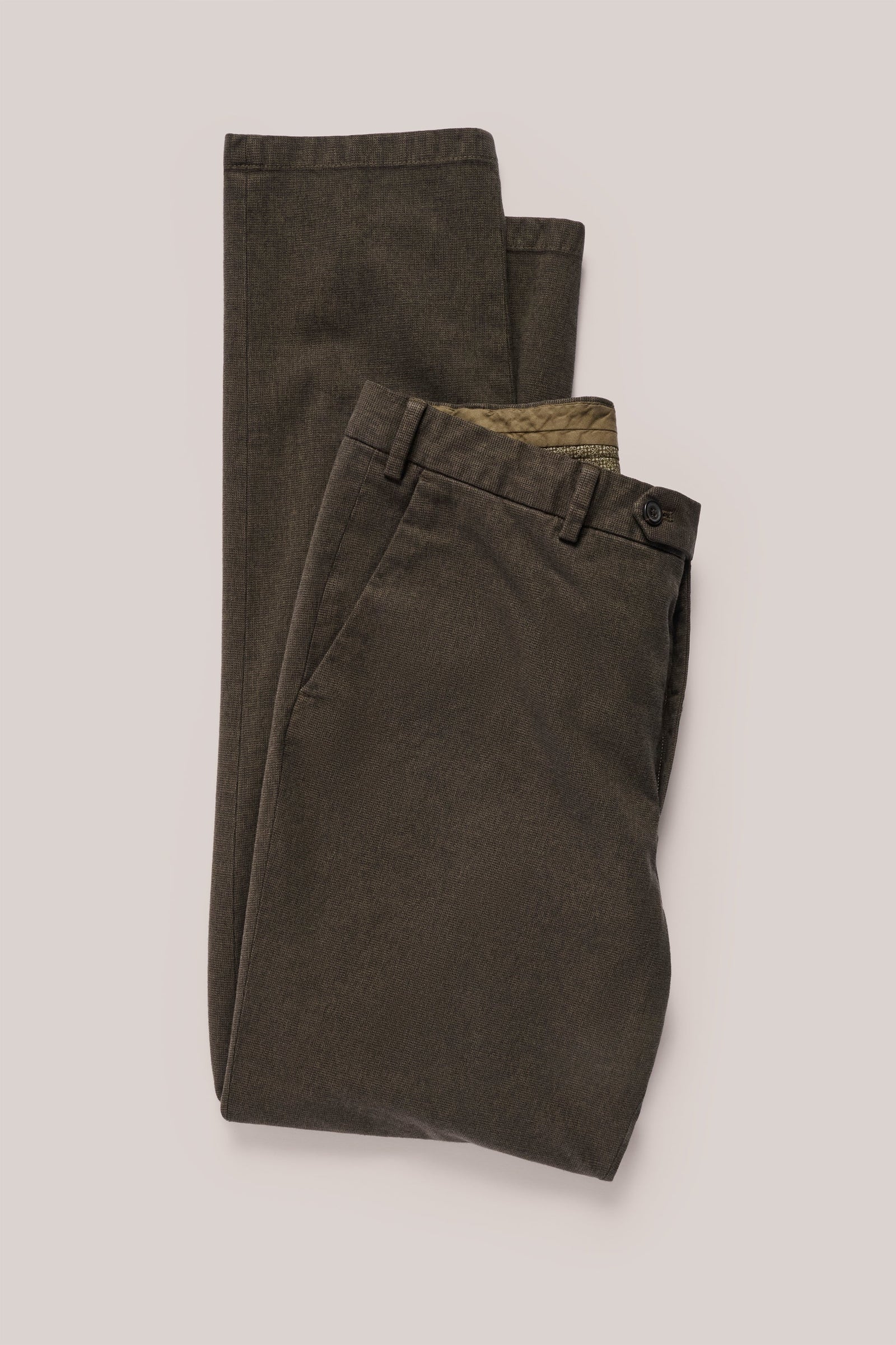 Soft Cotton Straight Leg Chino Melange