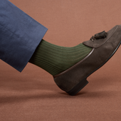 Vert Kaki Pure Soie