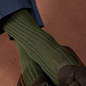 Vert Kaki Pure Soie