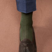 Vert Kaki Pure Soie
