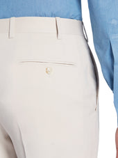 Light Khaki Cotton Twill Trousers- Model 08 (SLIM)
