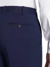 Navy Cotton Twill Trousers - Model 08 (SLIM)