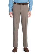 Taupe Cotton Twill Trousers - Model 08 (SLIM)