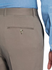 Taupe Cotton Twill Trousers - Model 08 (SLIM)