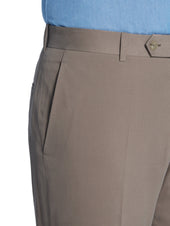 Taupe Cotton Twill Trousers - Model 08 (SLIM)