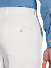 White Cotton Twill Trousers - Model 08 (SLIM)