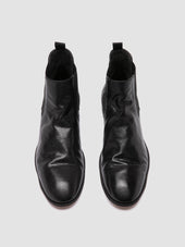 SOLITUDE 004 - Black Leather Chelsea Boots
