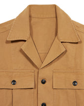 Solomons Overshirt In Canvas Di Cotone