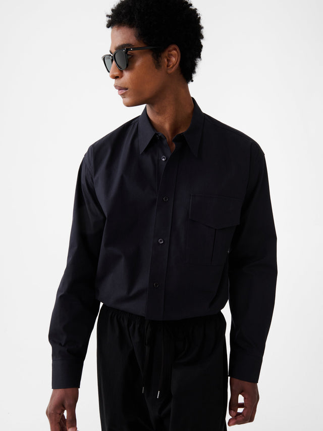 Solst Shirt in Darkest Navy