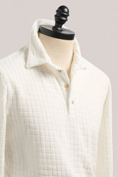 Somers Long Sleeved Terry Polo - Shell
