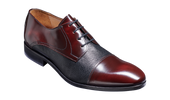 Southwold - Burgundy Hi-Shine / Black Deerskin
