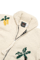 Souvenir Paisaje Zipper Cardigan