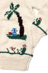 Souvenir Paisaje Zipper Cardigan