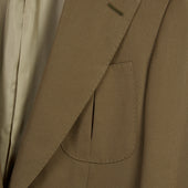 Khaki Gabardine Safari Jacket