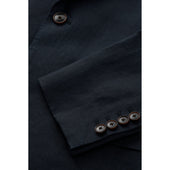 Navy Linen Contemporary Jacket