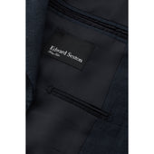 Navy Linen Contemporary Jacket