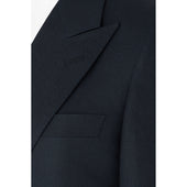 Navy Linen Contemporary Jacket