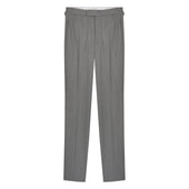 Grey Herringbone Notch Lapel Contemporary Suit