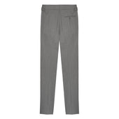 Grey Herringbone Contemporary Trousers