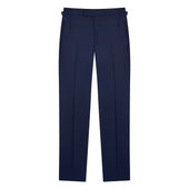 Blue Twill Contemporary Trousers