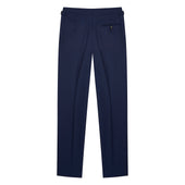 Blue Twill Contemporary Trousers
