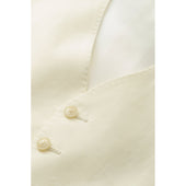 Cream Linen Waistcoat