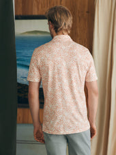 Short-Sleeve Movement™ Pique Polo - Hilo Rose Floral Print
