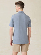 Short-Sleeve Movement™ Polo - Azure Beach Stripe