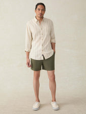 Long-Sleeve Breeze Shirt - Cloud Beach Stripe