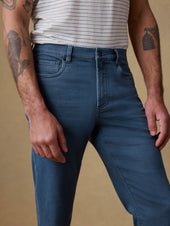 Stretch Terry 5-Pocket Pant - Pacific Tides