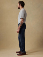 Stretch Terry Indigo 5-Pocket - Belmar Coast Wash