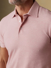 Short-Sleeve Movement™ Polo - Ivory Rose Feeder
