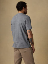 Sunwashed Regenerative Tee - Pebble Grey Heather