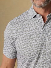 Short-Sleeve Movement™ Pique Polo - Olive Palm Beach